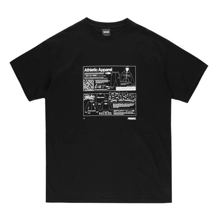 Prosto t-shirt Ślizg black