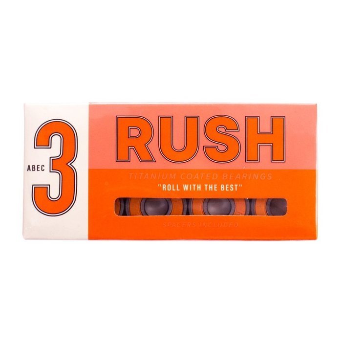 Rush Bearings Abec 3 Spacers orange (8pcs.)