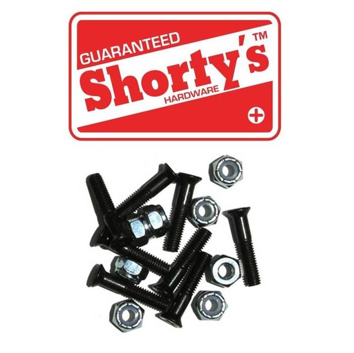 Shorty's INC Original Bolts & Nuts black / silver 1 1/8"