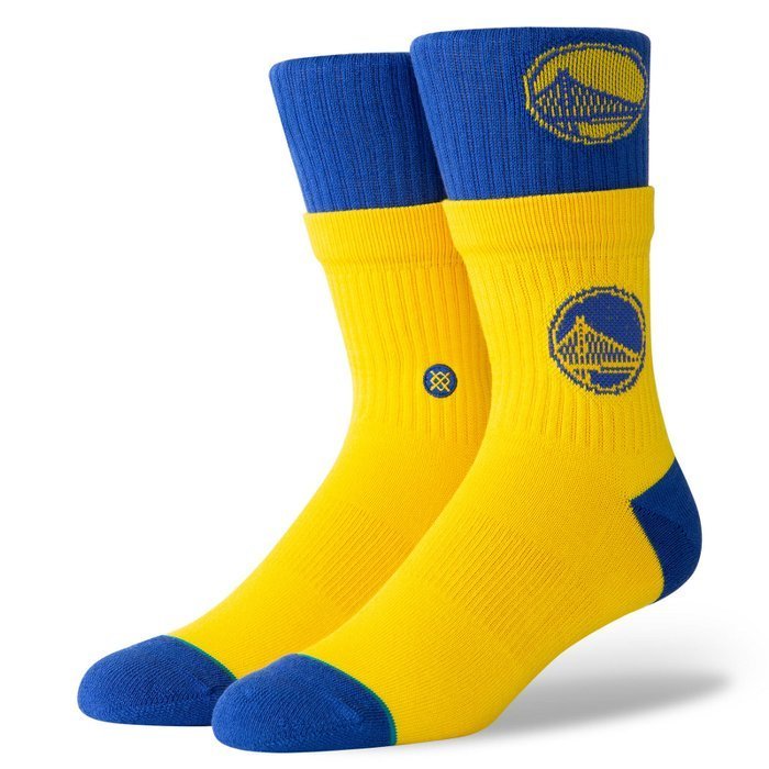Stance socks NBA Golden State Warriors Double Double yellow