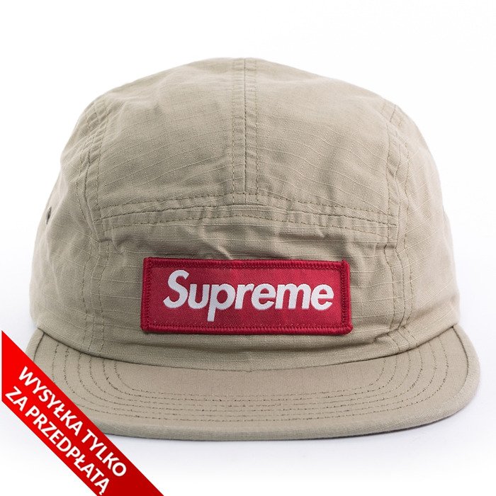 Supreme 5-panel Metal D-Ring Camp Cap khaki