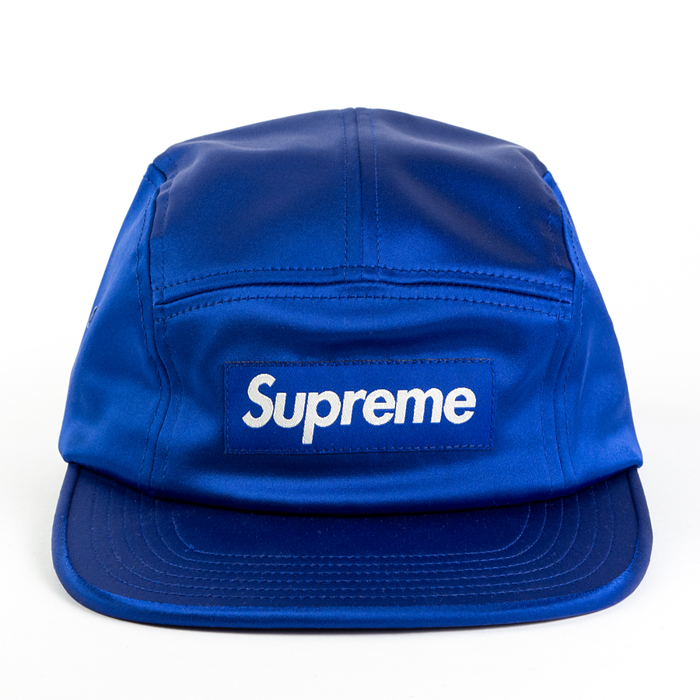 Supreme 5-panel Reflective Camp Cap blue