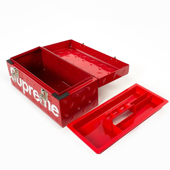 Supreme Diamond Plate Tool Box red *WOMEN \ Accessories *MEN