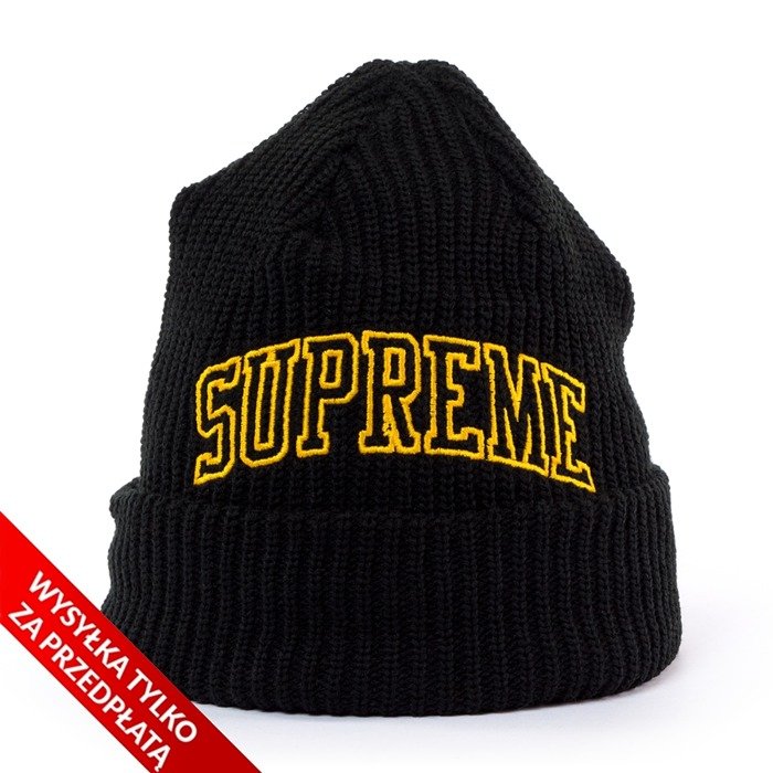 Supreme Loose Gauge Arc Beanie black