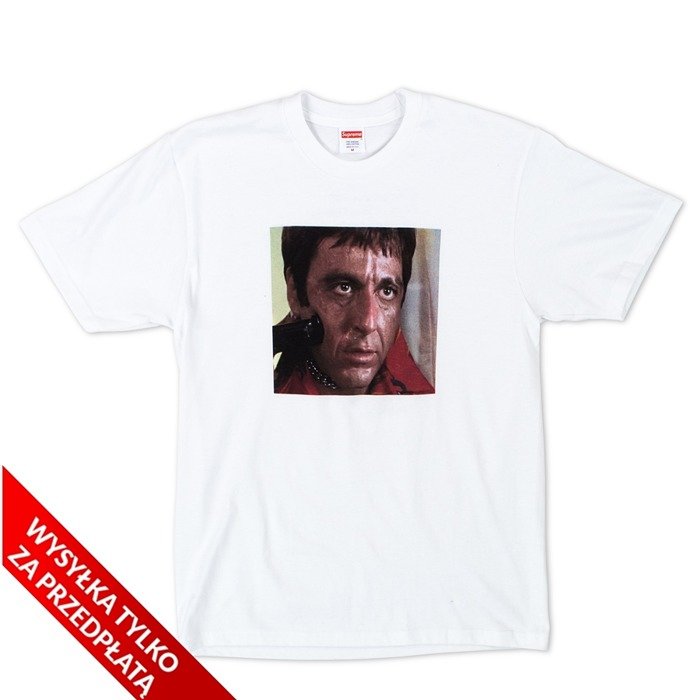 Supreme t-shirt Scarface Shower Tee white