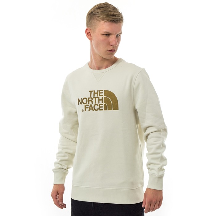 The North Face sweatshirt crewneck Drew Peak Crew vintage white (T92ZWR11P)