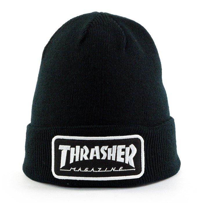 Thrasher beanie Logo Patch black
