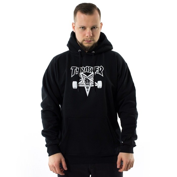 Thrasher sweatshirt hoody SK8 Goat black