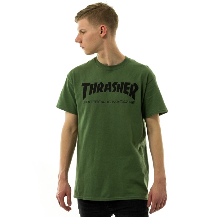 Thrasher t-shirt SkateMag army