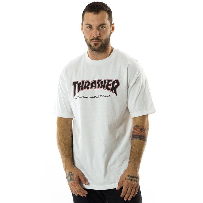 Thrasher x Independent  t-shirt TTG white
