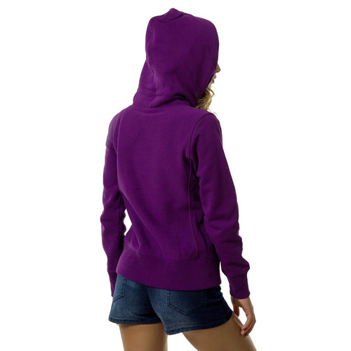 Champion script logo violet crew neck sweatshirt Clearance