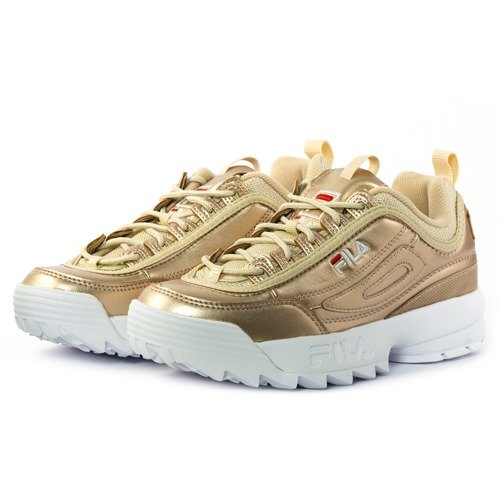 fila disruptor script gold