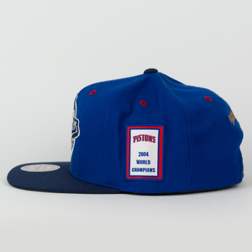 Mitchell and Ness Detroit Pistons snapback Championship Pack 2004 Title ...