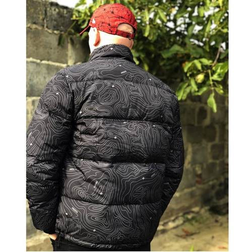 Prosto Klasyk Jacket Retro Puff Pattern FW22 black CLOTHES