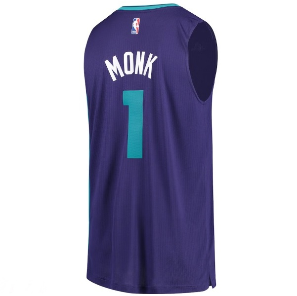 Adidas Swingman Jersey NBA Charlotte Hornets Malik Monk purple