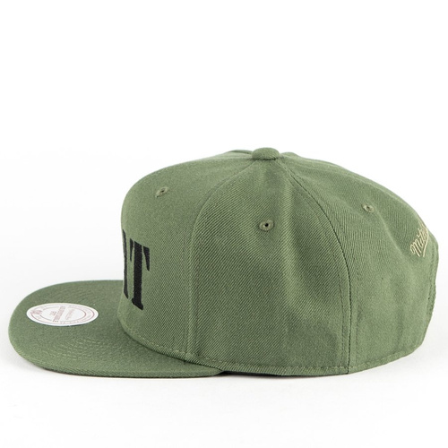 MAT Wear x Mitchell and Ness snapback MAT Script olive / black