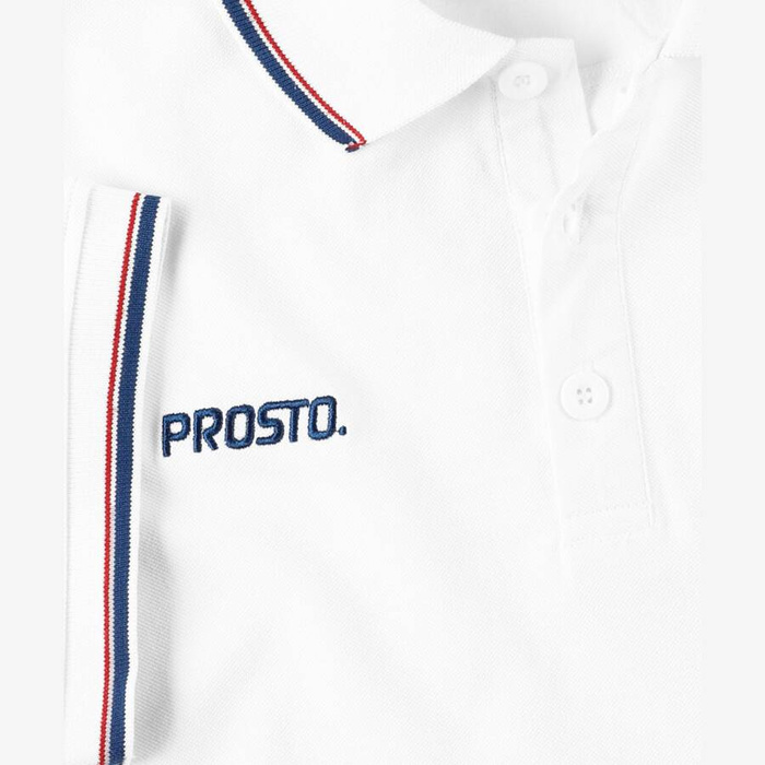 Prosto Klasyk koszulka męska polo Woods white