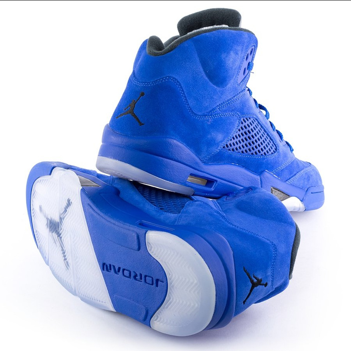 Buty męskie Jordan V Retro Blue Suede game royal (136027-401) TM