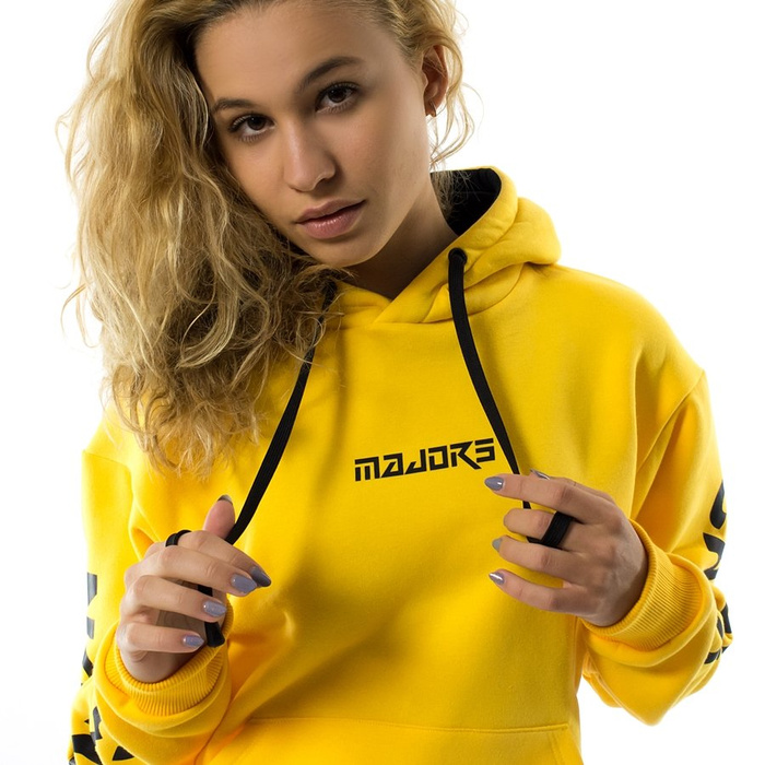 Majors hoody Caution HD yellow