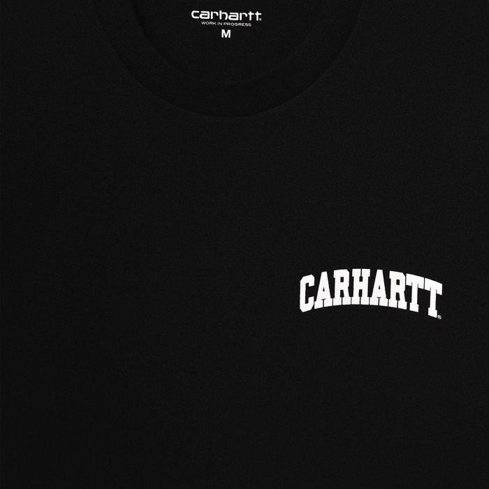 Carhartt WIP t-shirt University Script black / white