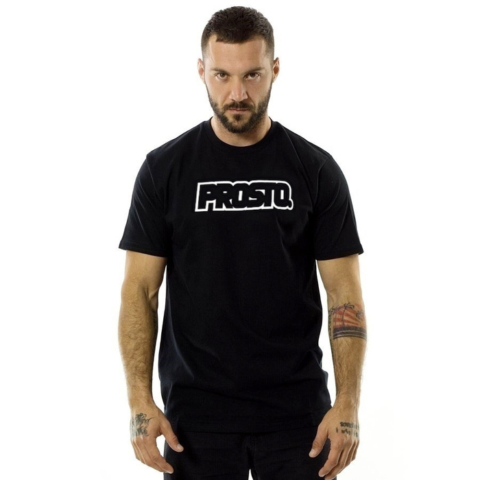 Koszulka męska Prosto Klasyk t-shirt Logout black