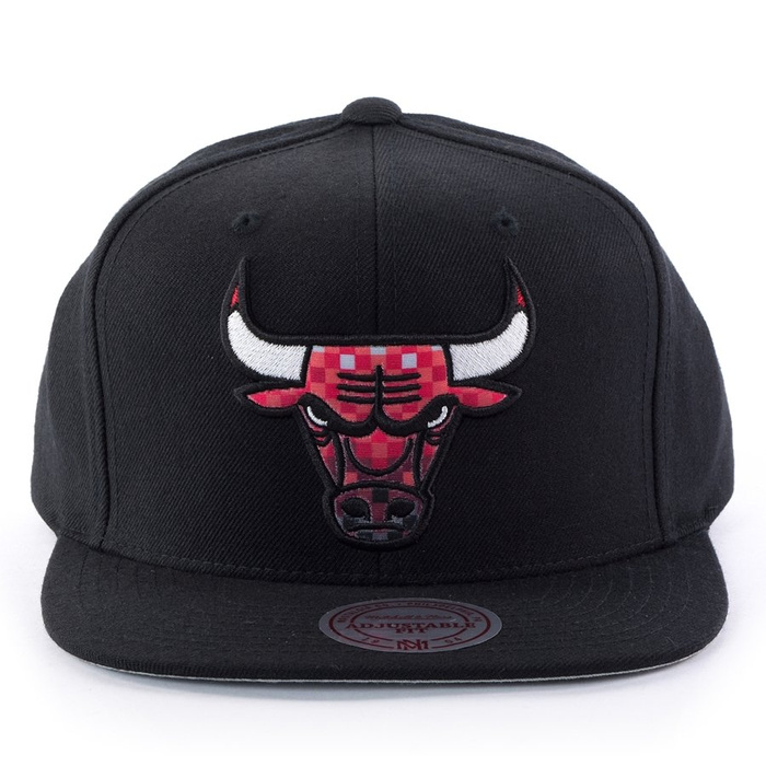 Mitchell and Ness snapback Easy Three Digital XL Chicago Bulls black