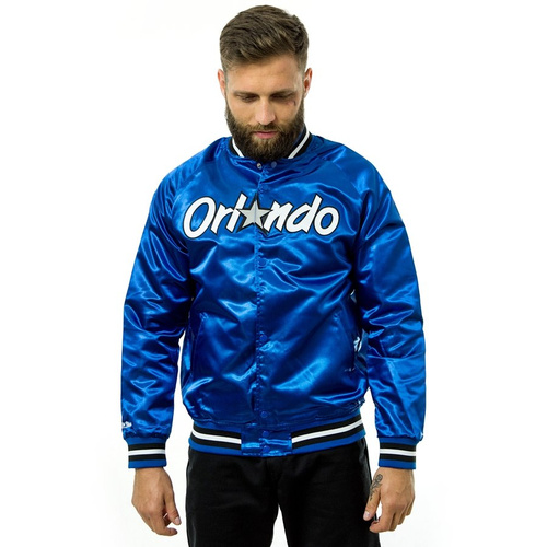 Mitchell and Ness NBA Lightweight Satin Jacket Orlando Magic royal blue