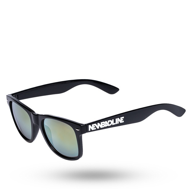 NewBadLine okulary przeciwsłoneczne Classic black flash - yellow mirror 01-182