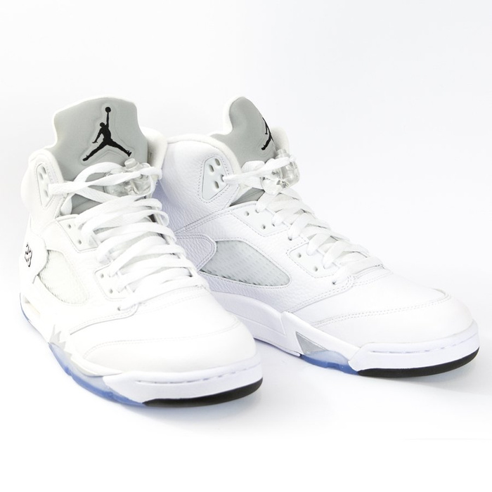 Buty męskie Jordan V Retro Metallic Silver - blanc / argent metallic / noir (136027-130) TM