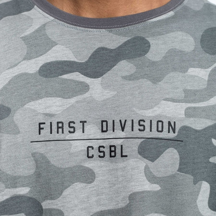 Koszulka męska Cayler and Sons t-shirt BL First Division Tees stone camo / mc