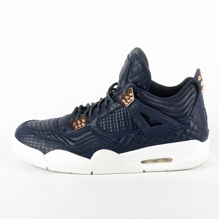 Air Jordan 4 Premium "Pinnacle" Obsidian / Obsidian-White (819139-402)