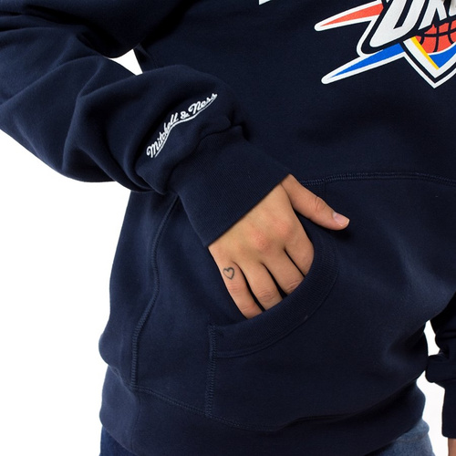 Bluza damska Mitchell and Ness hoody WMNS Team Arch Oklahoma City Thunder navy