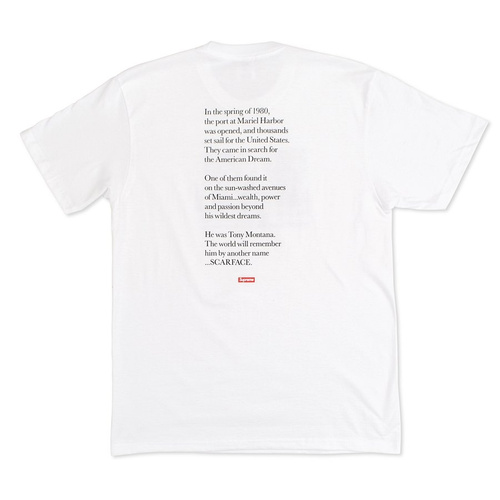 Koszulka męska Supreme t-shirt Scarface Friend Tee white