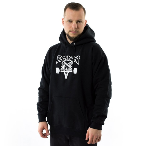 Thrasher sweatshirt hoody SK8 Goat black