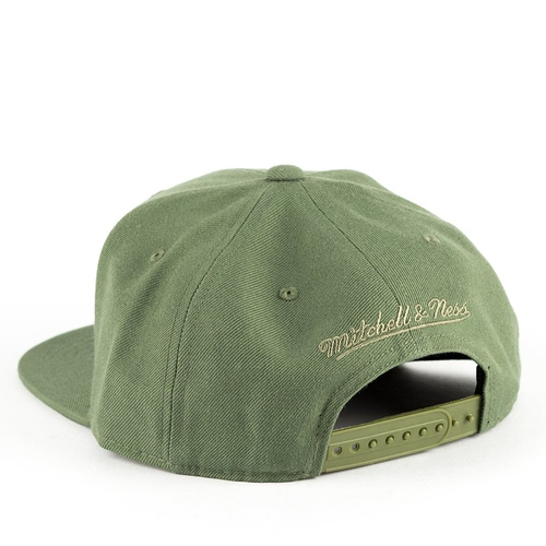 MAT Wear x Mitchell and Ness snapback MAT Script olive / black