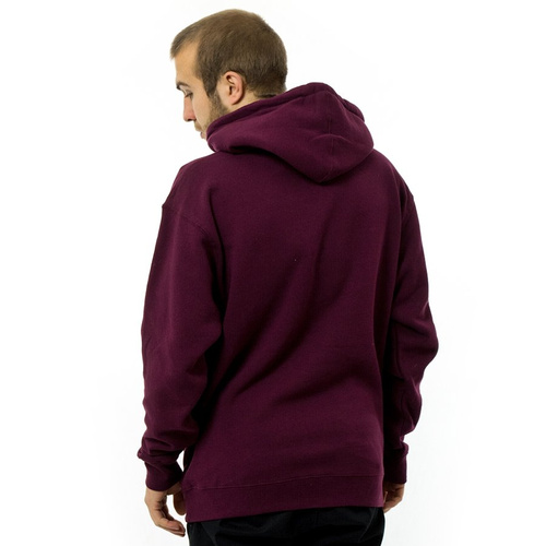 Bluza męska z kapturem Thrasher hoody Flame Logo maroon 