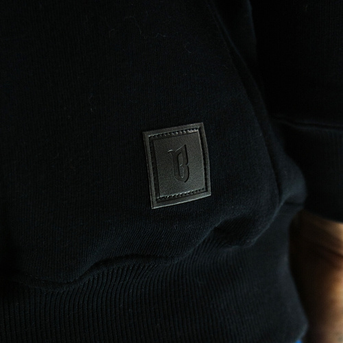 BOR Bluza męska z kapturem hoodie Stone Laur black