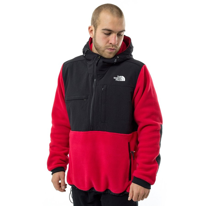 Kurtka męska The North Face jacket Denali Fleece Anorak 2 tnf red / black (T93XAV682)