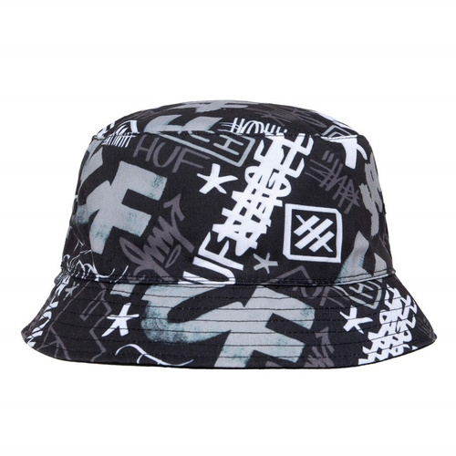 HUF bucket hat Reversible Haze black