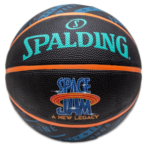 Spalding piłka do koszykówki Space Jam 2 TuneSquad Roster size.7 black-teal-orange