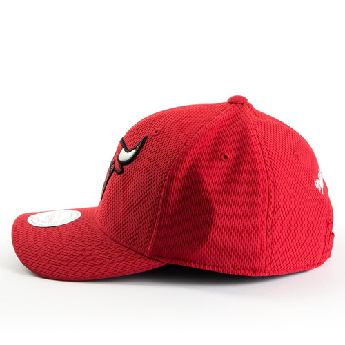 Czapka Mitchell and Ness strapback Hexagon Jersey Mesh Hook and Loop Chicago Bulls red