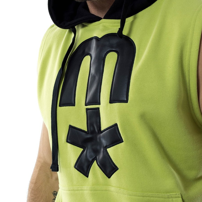 Bluza męska z kapturem MLimited bezrękawnik Vest Company olive / black