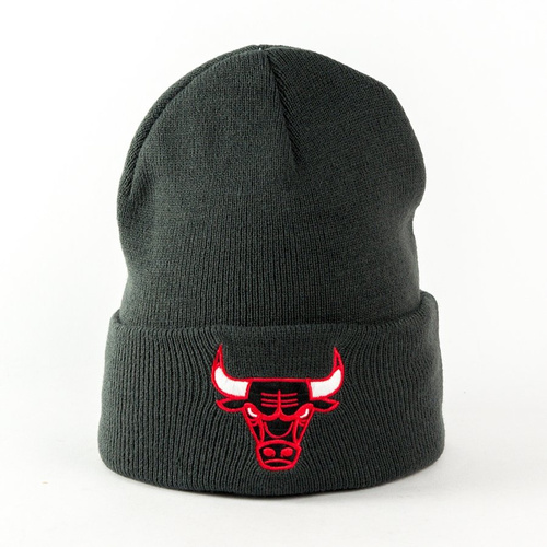 Mitchell and Ness Logo Cuff Knit Chicago Bulls graphite