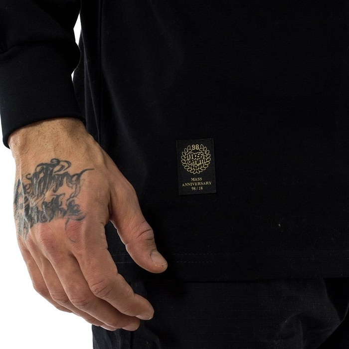 Koszulka męska Mass Denim longsleeve hoody Signature Anniversary black