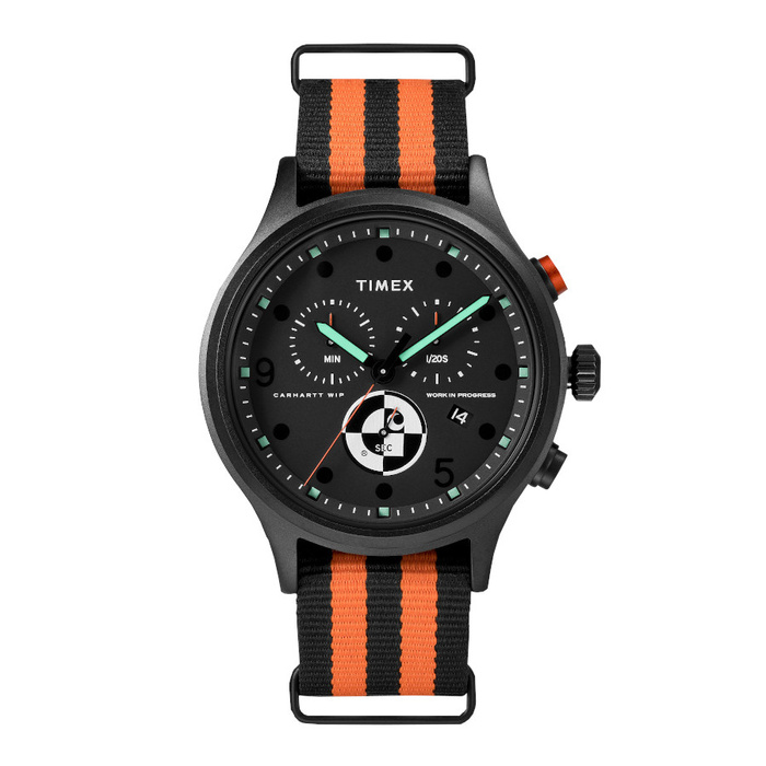 Timex x Carhartt WIP watch Range C Allied Chronograph black