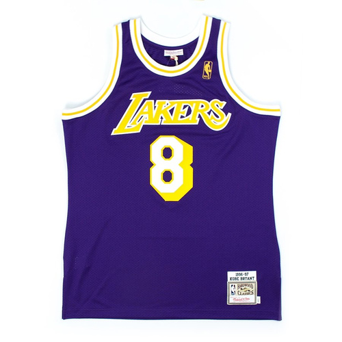 Koszulka koszykarska Mitchell and Ness authentic jersey HWC Los Angeles Lakers Kobe Bryant 1996-97 purple