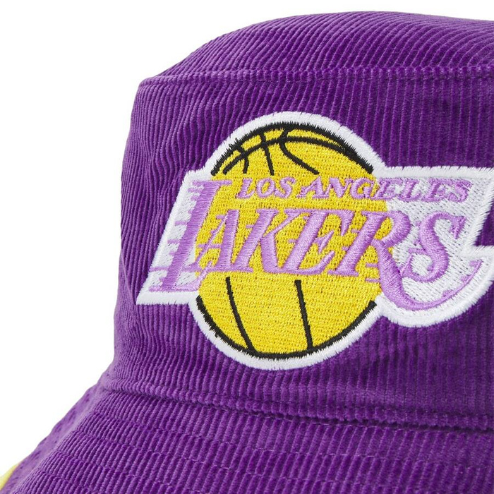 Mitchell&Ness kapelusz Team Bucket Hat NBA Los Angeles Lakers purple-yellow