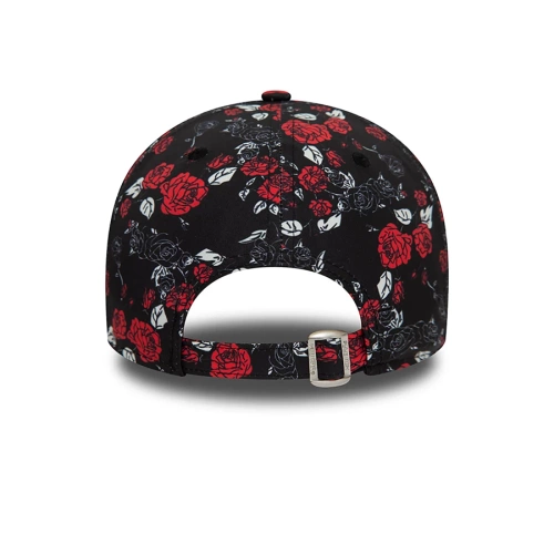 New Era czapka z daszkiem 9FORTY Strapback Floral All Over Manchester United FC black