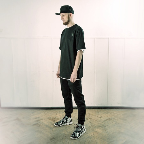 MLimited t-shirt Leather Patch Black 