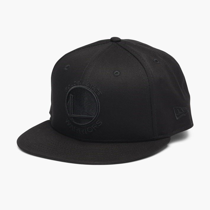 Czapka z daszkiem New Era snapback 9FIFTY Black on Black Golden State Warriors black